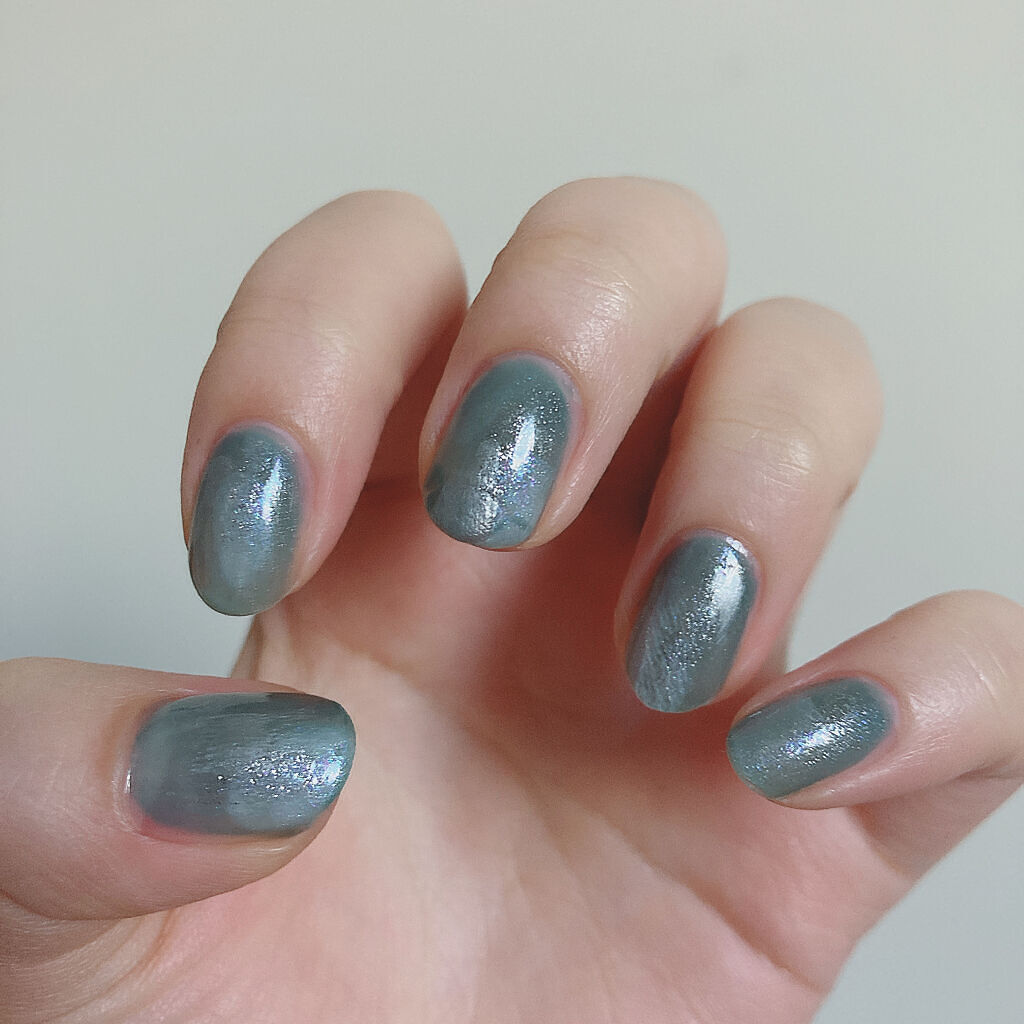 メタルカラーネイル プラチナシルバー　/キャンドゥ/マニキュアを使ったクチコミ（1枚目）