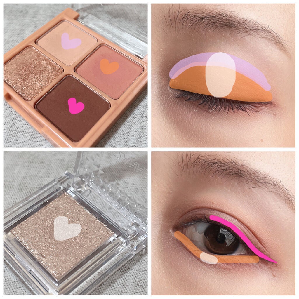 シングルカラーアイシャドウ/CEZANNE/単色アイシャドウを使ったクチコミ(2枚目)