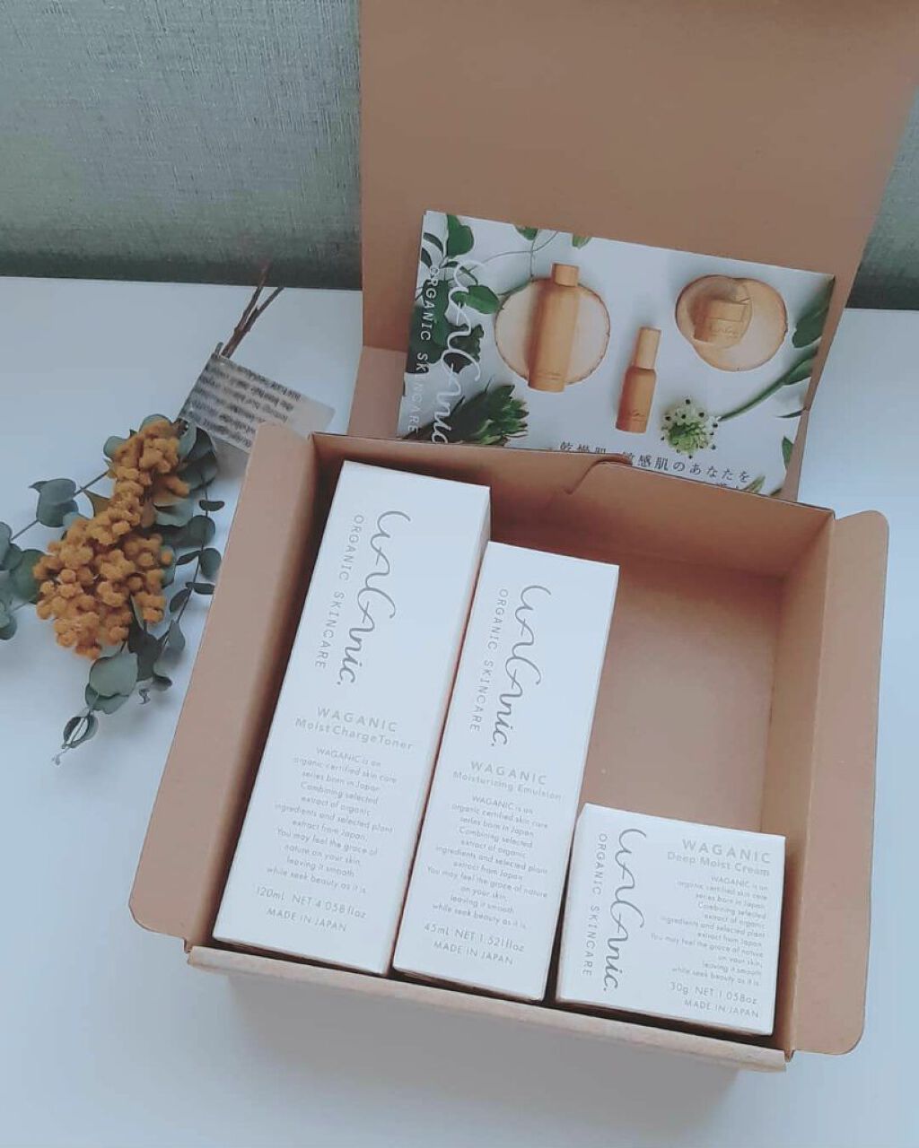 ORGANIC SKINCARE 3set/WAGANIC/スキンケアキットを使ったクチコミ(3枚目)