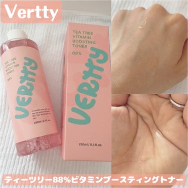 ティーツリー88%ビタミンブースティングトナー/Vertty/化粧水を使ったクチコミ（1枚目）