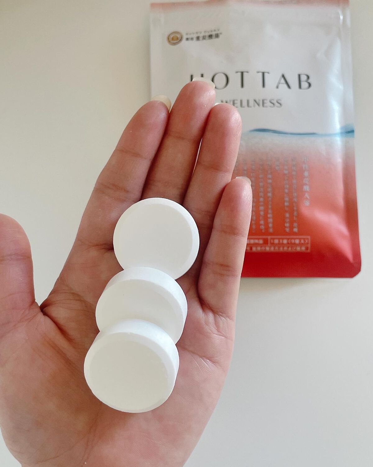 薬用 HOT TAB WELLNESS /HOT TAB/炭酸系入浴剤を使ったクチコミ(4枚目)