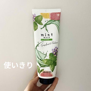 夏限定ARIMINO🌱MINT MASK
アリミノ ミントマスクリフレッシュ

毎年夏限定でリニューアルしてるこちら
これは実は2017年バージョン🤭
大好き商品なのになんでまだ残ってるかは後ほど


