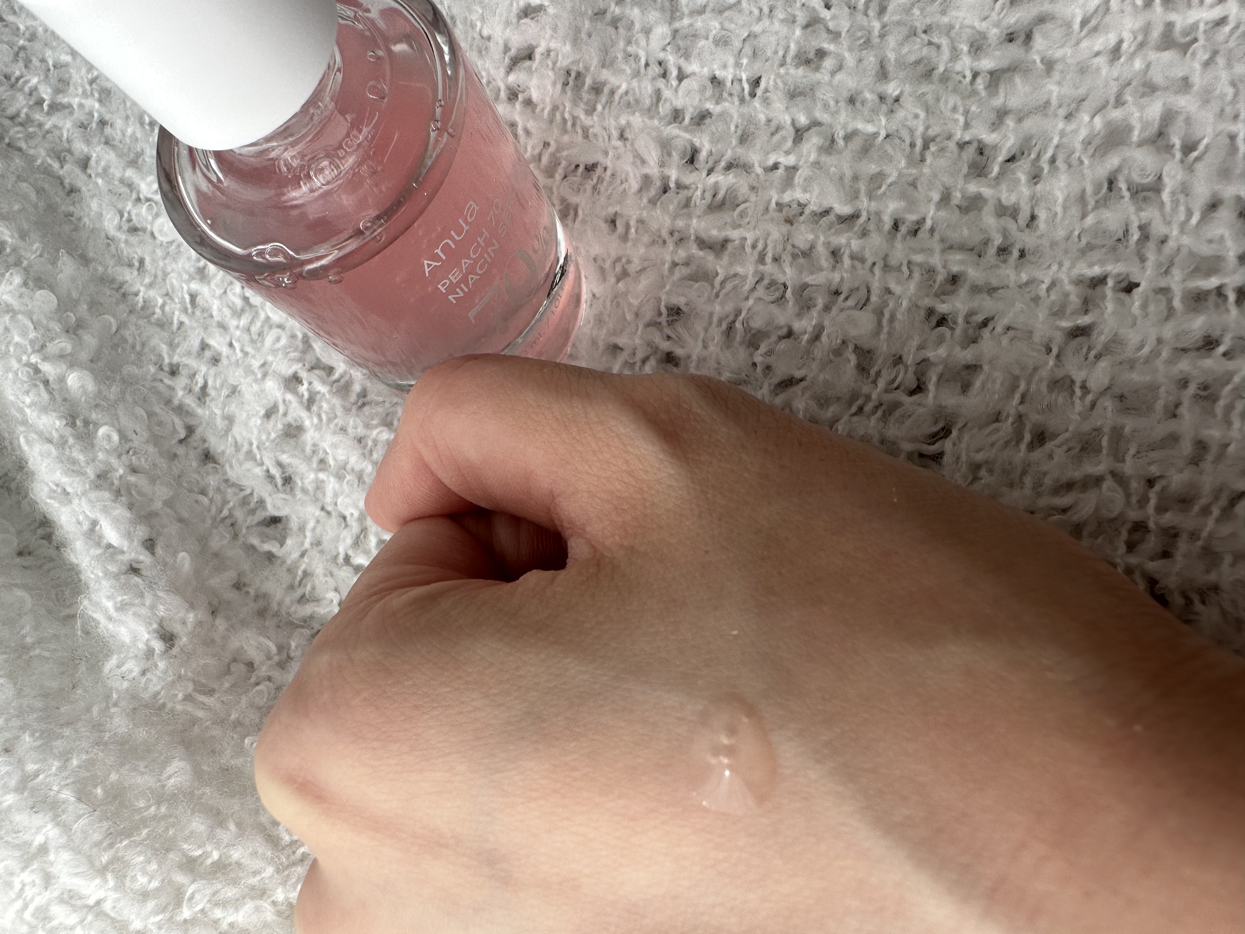 桃70%ナイアシンセラム/Anua/美容液を使ったクチコミ（3枚目）