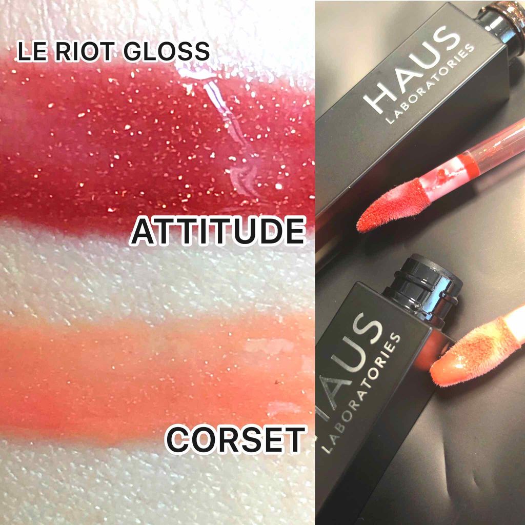 LE RIOT LIP GLOSS/HAUS LABORATORIES/リップグロスを使ったクチコミ(3枚目)