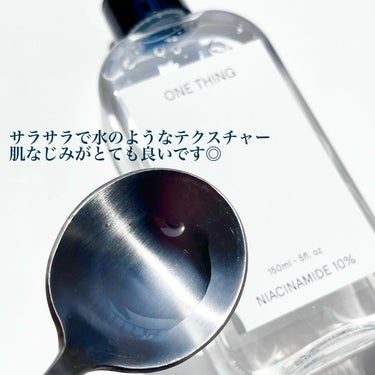 ナイアシンアミド化粧水/ONE THING/化粧水を使ったクチコミ（3枚目）