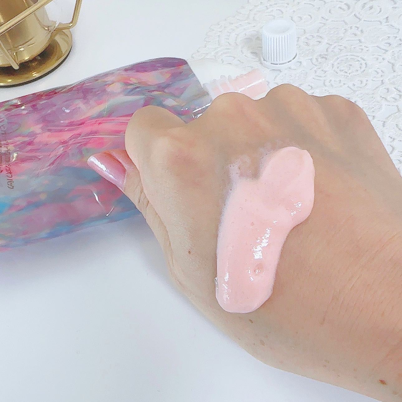 ピンクティーツリーライスシカウォッシュオフパック/APLIN/洗い流すパック・マスクを使ったクチコミ（2枚目）