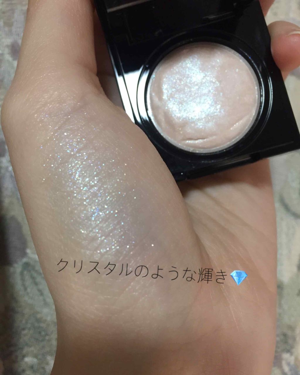 プリズム エアー シャドウ 27 OCEAN CRYSTAL/CLIO/単色アイシャドウを使ったクチコミ（2枚目）