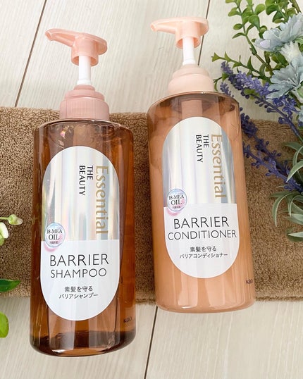 ザビューティ 髪のキメ美容素髪を守る バリアシャンプー/コンディショナー/エッセンシャル/シャンプー・コンディショナーを使ったクチコミ(1枚目)