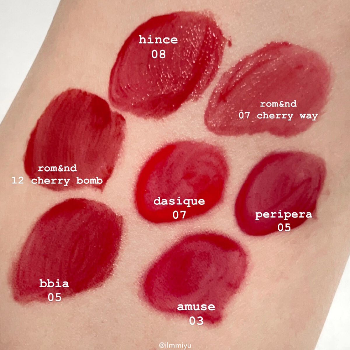 ジューシーラスティングティント/rom&nd/リップティントを使ったクチコミ(1枚目)