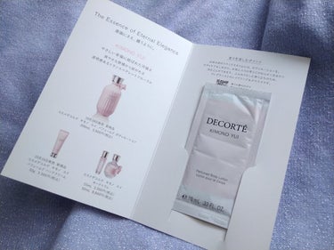 DECORTÉ キモノ ユイ パフュームド ボディローションのクチコミ「やさしい幸福に結ばれた可憐さ
爽やかな酢橘から紡がれる
透明感あるトランスペアレントフローラル.....」（1枚目）