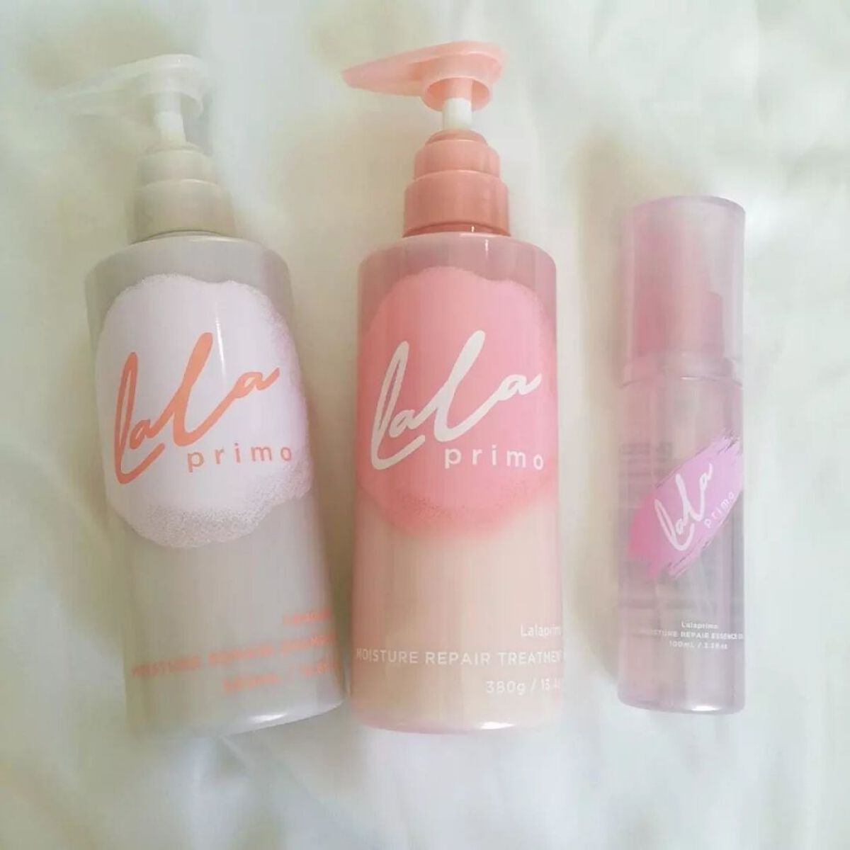 ララプリモ モイスチャーリペア シャンプー／トリートメント/ララプリモ /市販シャンプーを使ったクチコミ（1枚目）