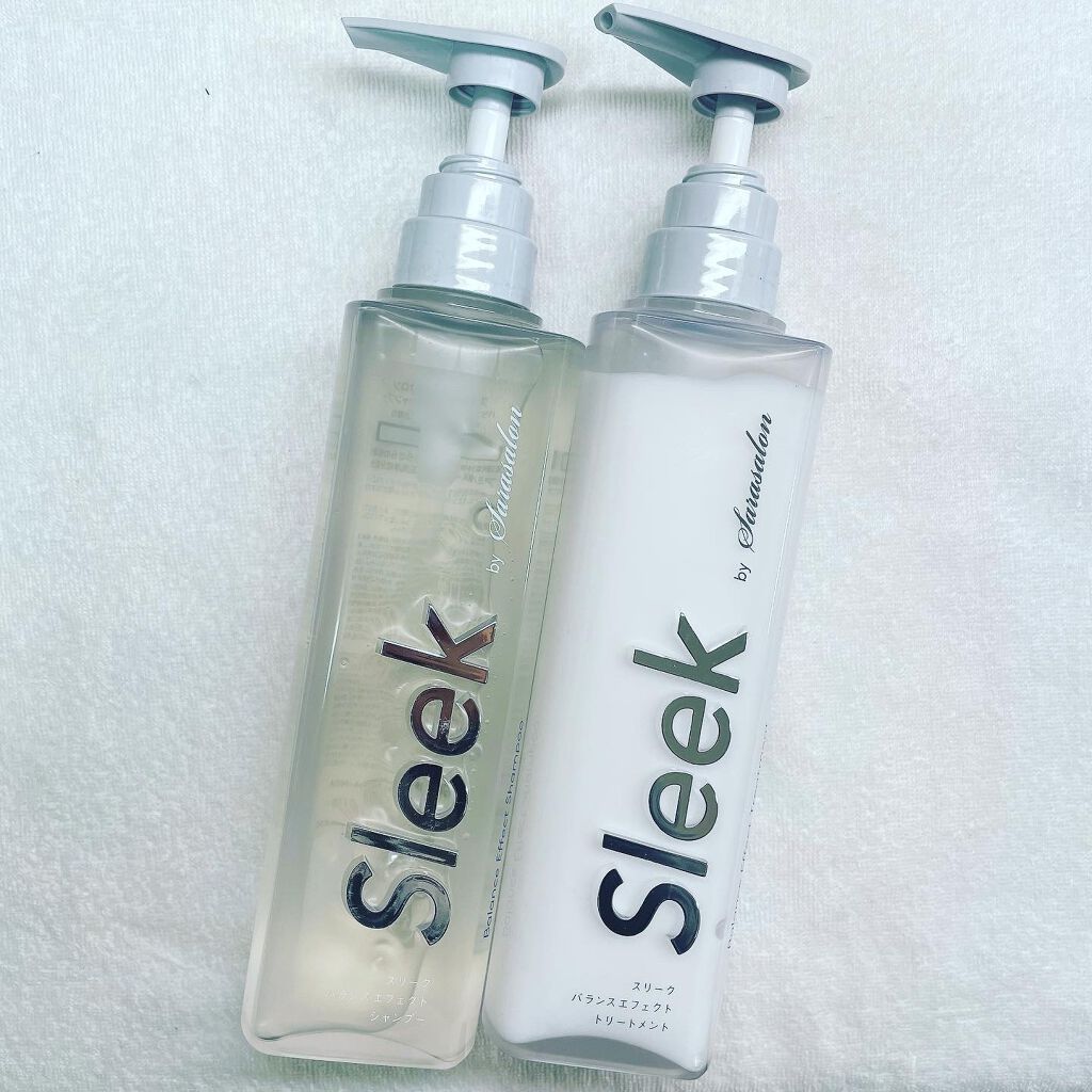 バランスエフェクトシャンプー／トリートメント/スリーク by サラサロン/市販シャンプーを使ったクチコミ（1枚目）