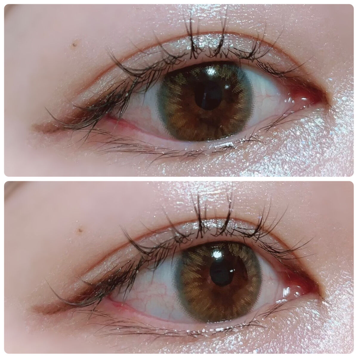 NARERU 1day 師走グレー/NARERU/ワンデー（１DAY）カラコンを使ったクチコミ（3枚目）