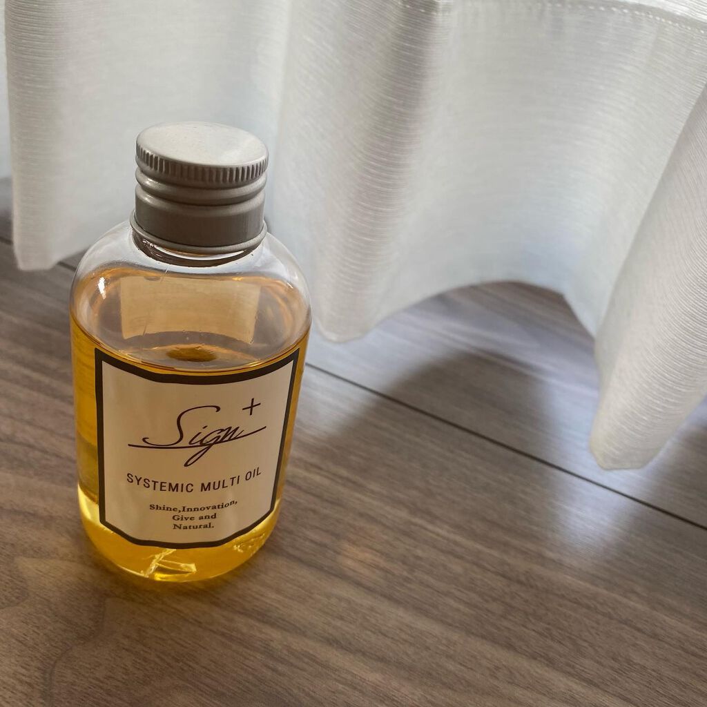 システミックオイル/Sign/ヘアオイルを使ったクチコミ(1枚目)