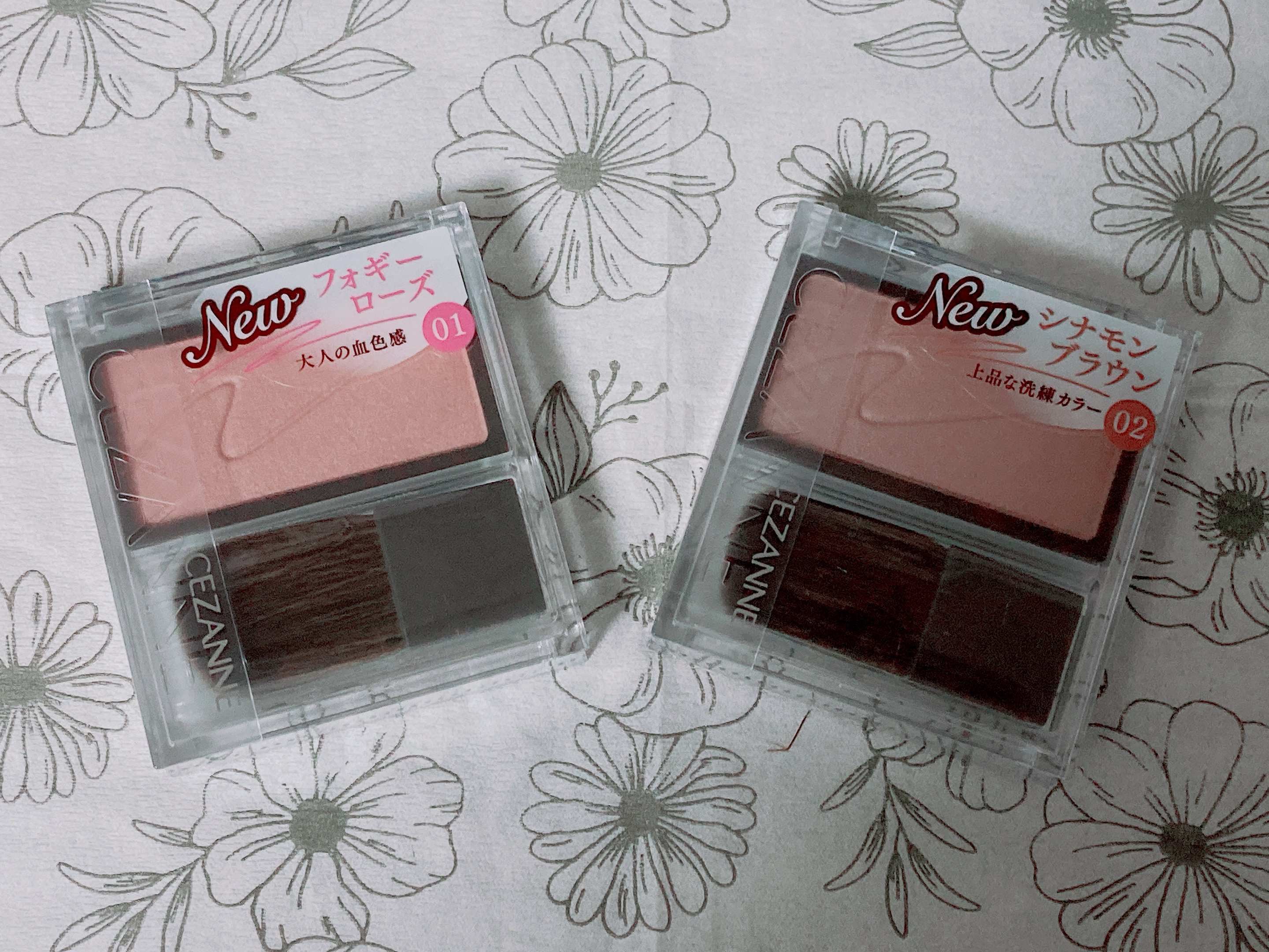 チークブラッシュ/CEZANNE/パウダーチークを使ったクチコミ（1枚目）