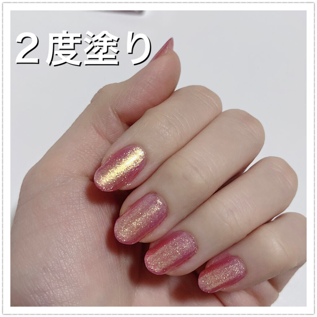 カラフルネイルズ N31 ラブリーシャワー/キャンメイク/マニキュアを使ったクチコミ（3枚目）