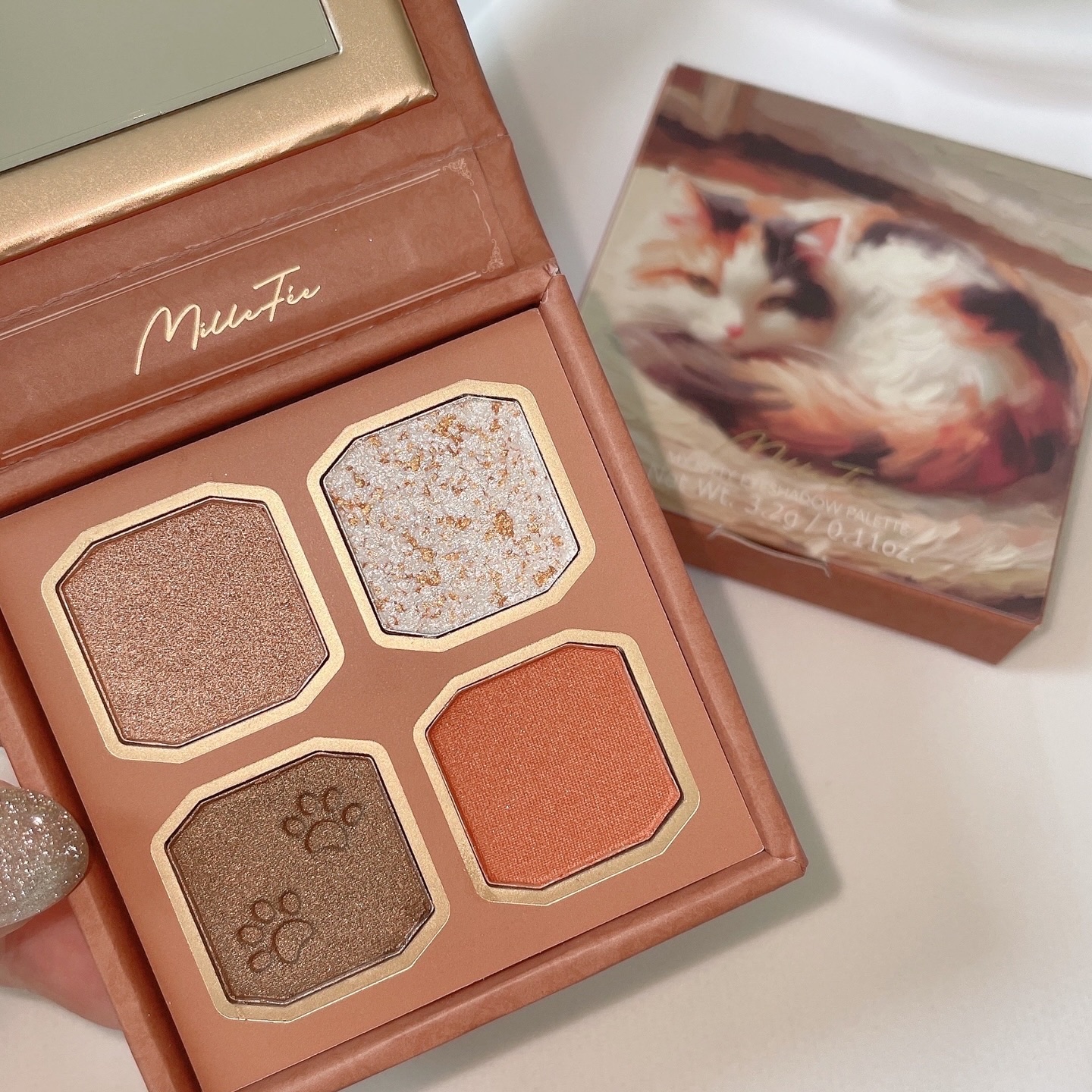 マイキティアイパレット/MilleFée/アイシャドウパレットを使ったクチコミ（3枚目）