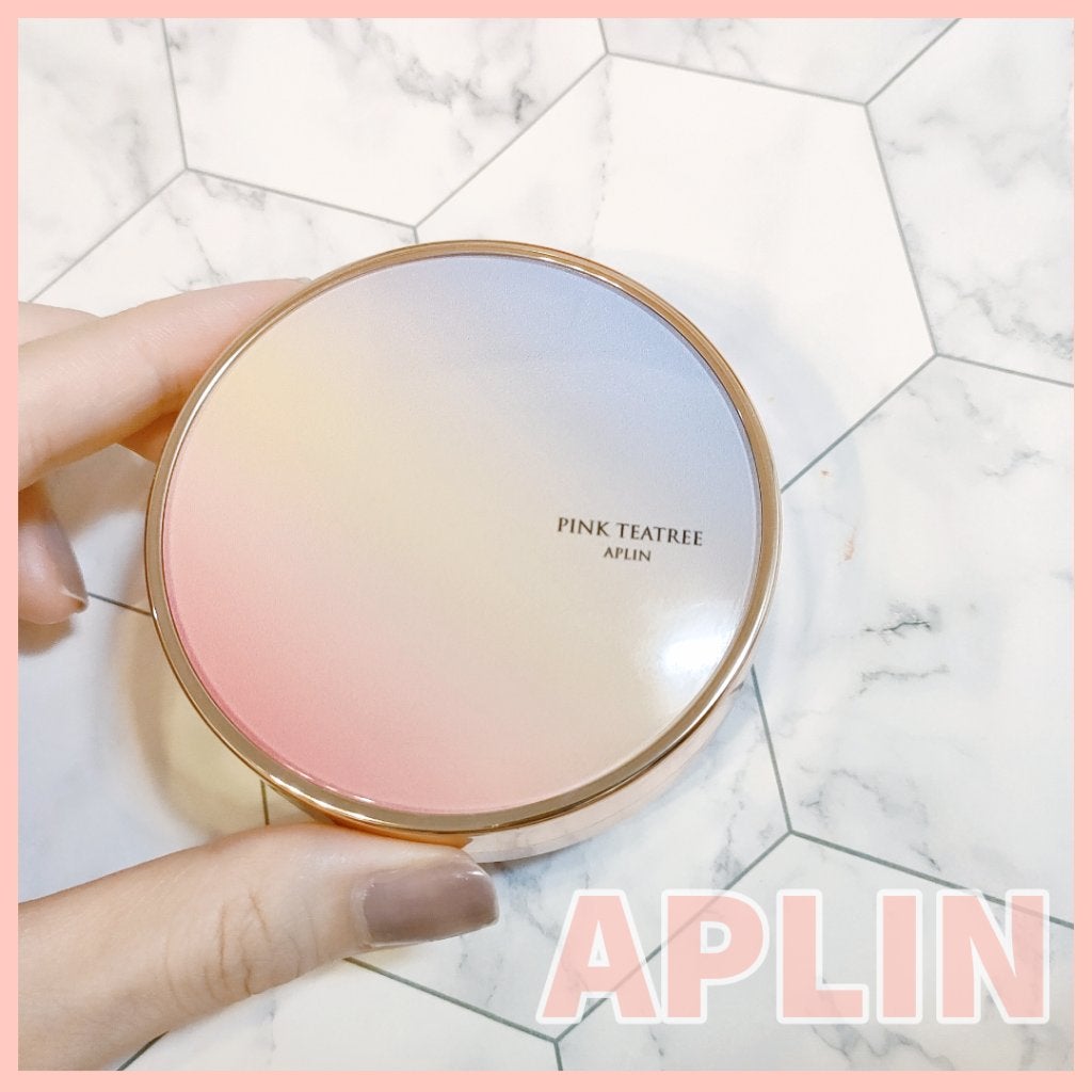 ピンクティーツリーカバーアップグロウクッション/APLIN/クッションファンデーションを使ったクチコミ(1枚目)