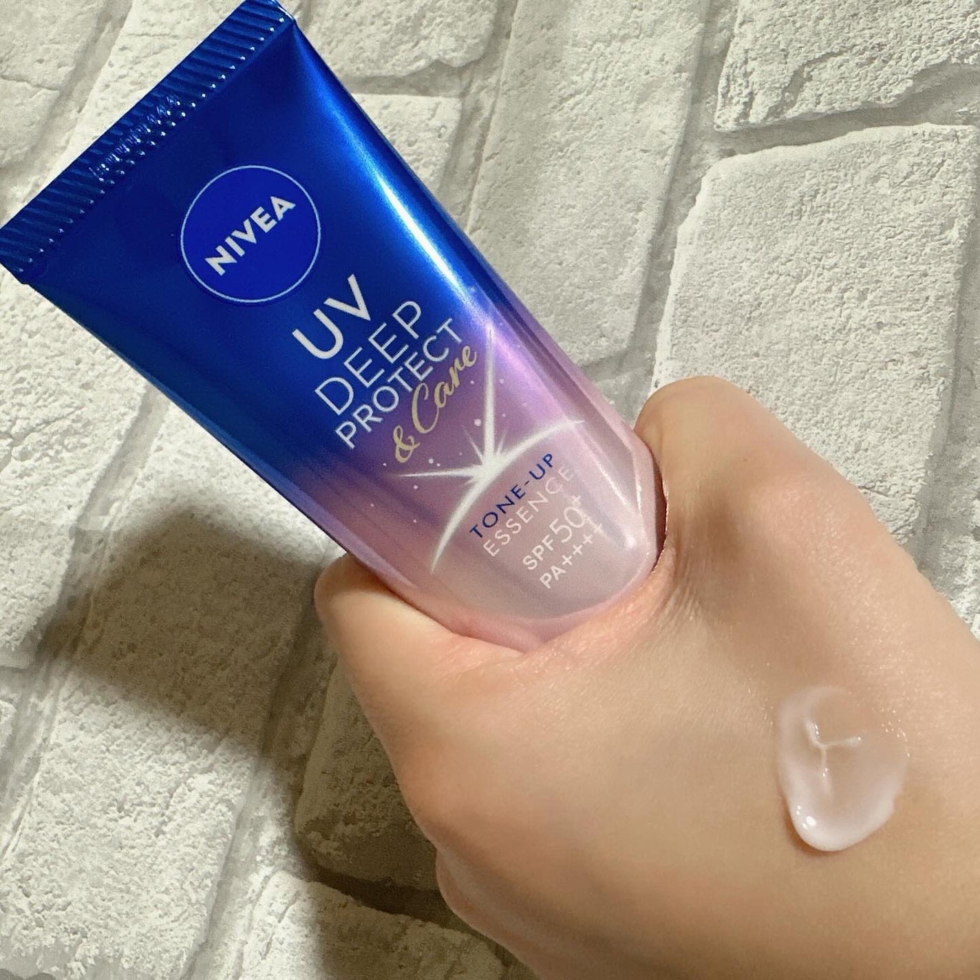 ニベアUV ディープ プロテクト&ケア トーンアップ エッセンス/ニベア/日焼け止めローションを使ったクチコミ(3枚目)