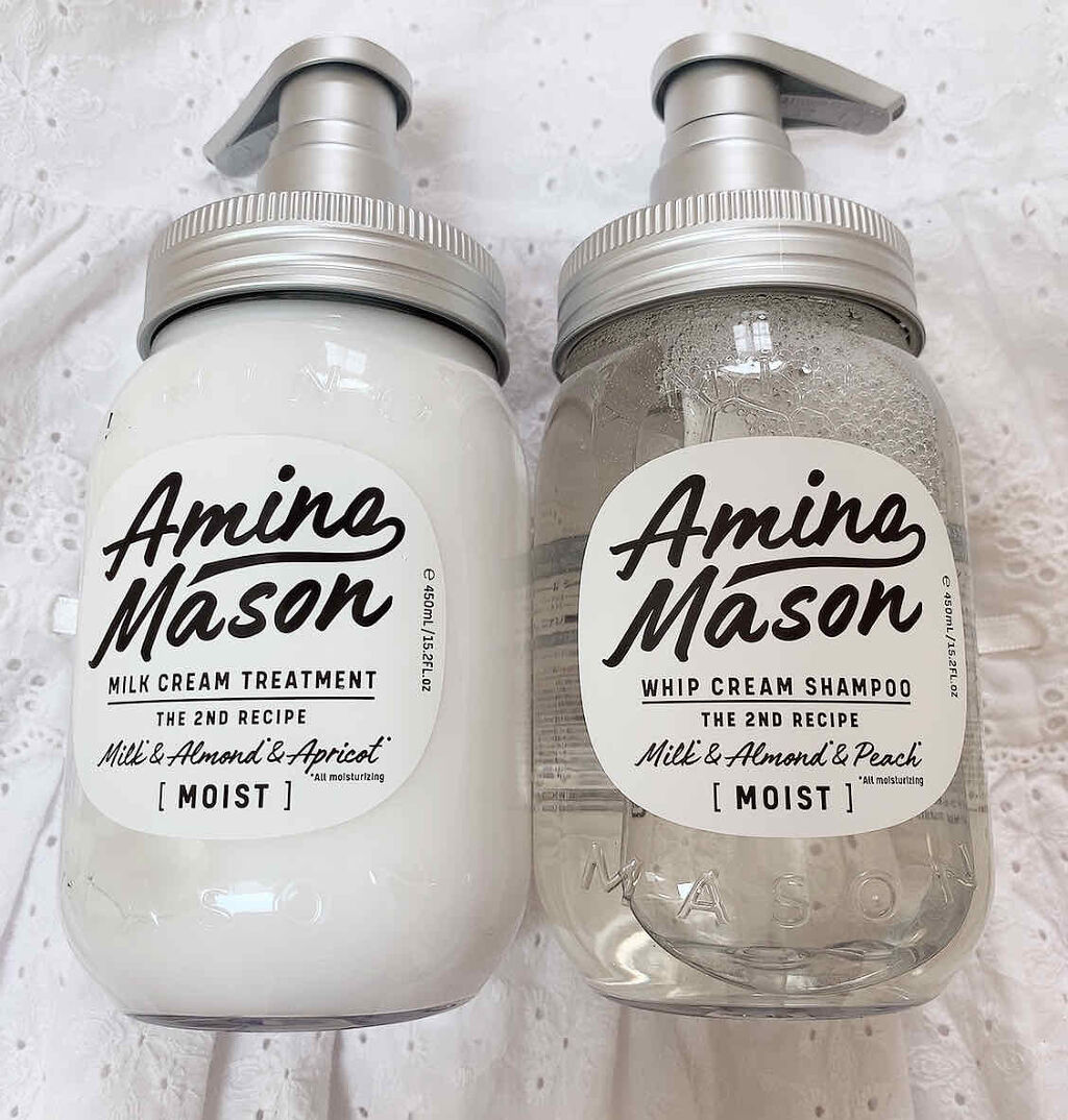 アミノメイソン ディープモイスト ホイップクリーム シャンプー/ミルククリーム ヘアトリートメント/アミノメイソン/市販シャンプーを使ったクチコミ（1枚目）