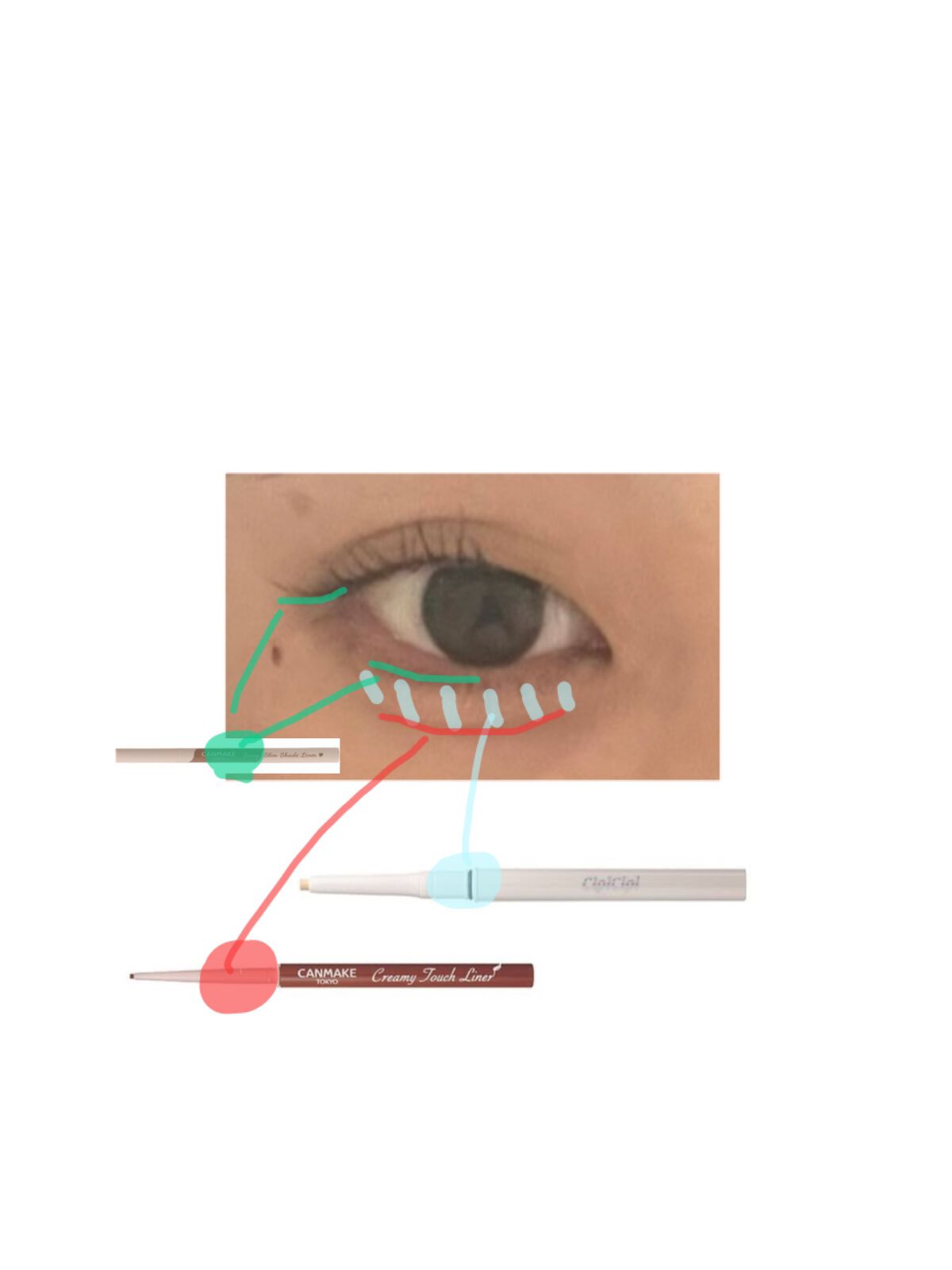 クリーミータッチライナー/キャンメイク/ジェルアイライナーを使ったクチコミ（2枚目）