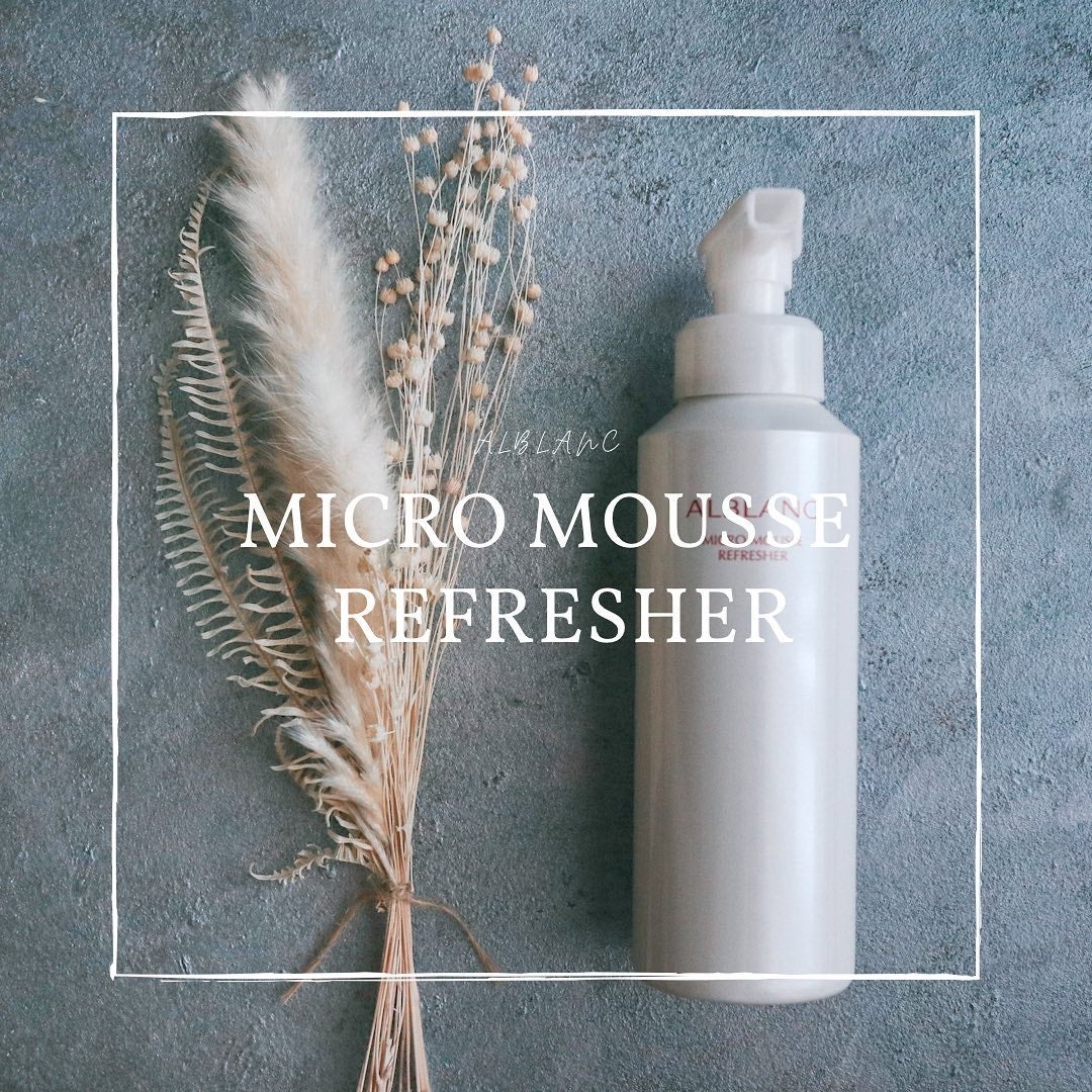 マイクロムース リフレッシャー/ALBLANC/泡洗顔を使ったクチコミ(1枚目)
