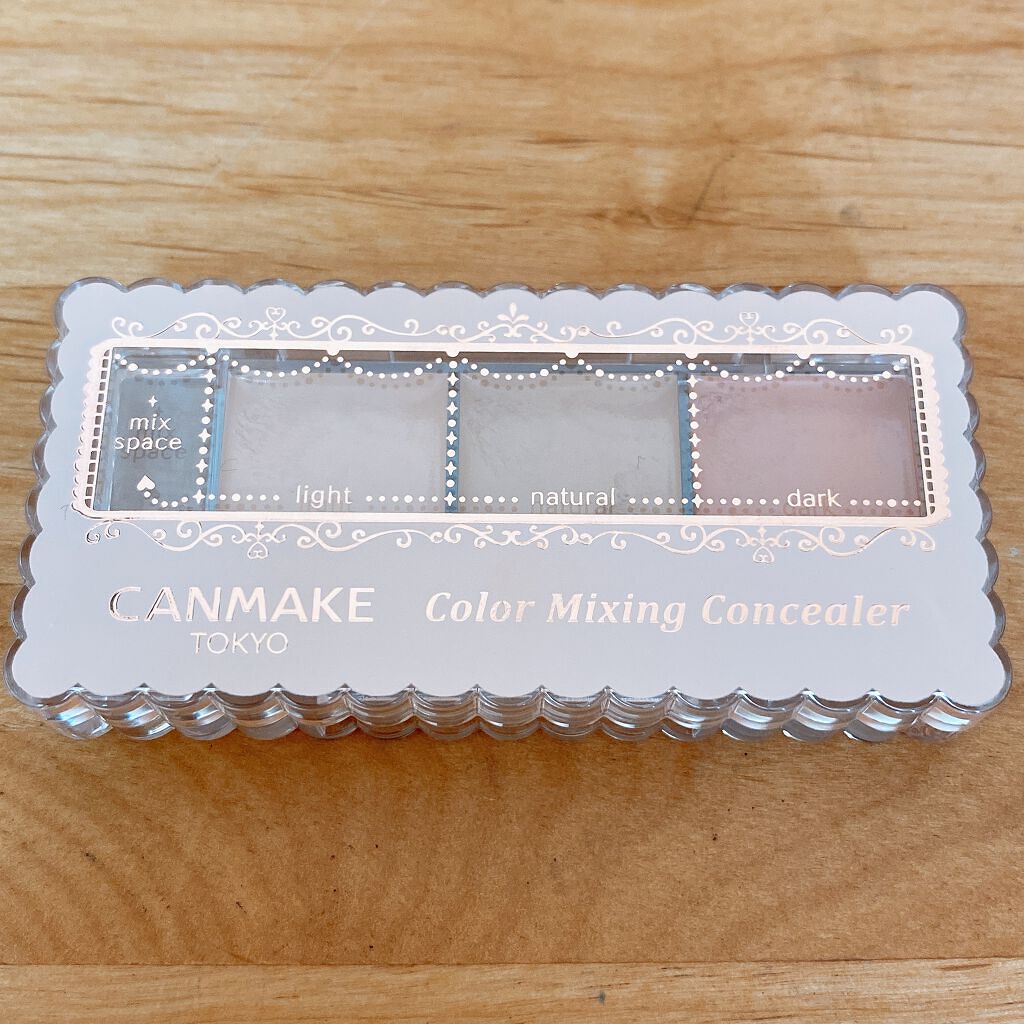 カラーミキシングコンシーラー/キャンメイク/パレットコンシーラーを使ったクチコミ(1枚目)