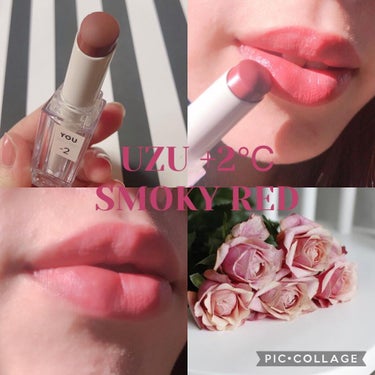 38℃/99℉ LIPSTICK  ＜YOU＞ +2　SMOKY-RED/UZU BY FLOWFUSHI/口紅を使ったクチコミ（1枚目）