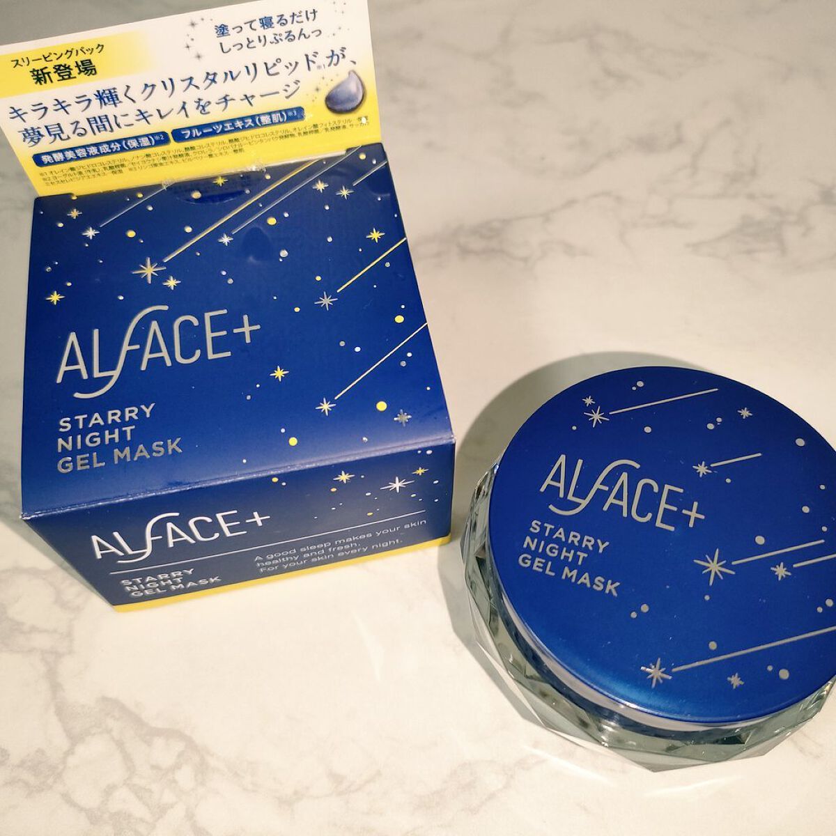オルフェス　スターリーナイトジェルマスク/ALFACE+/フェイスクリームを使ったクチコミ（1枚目）