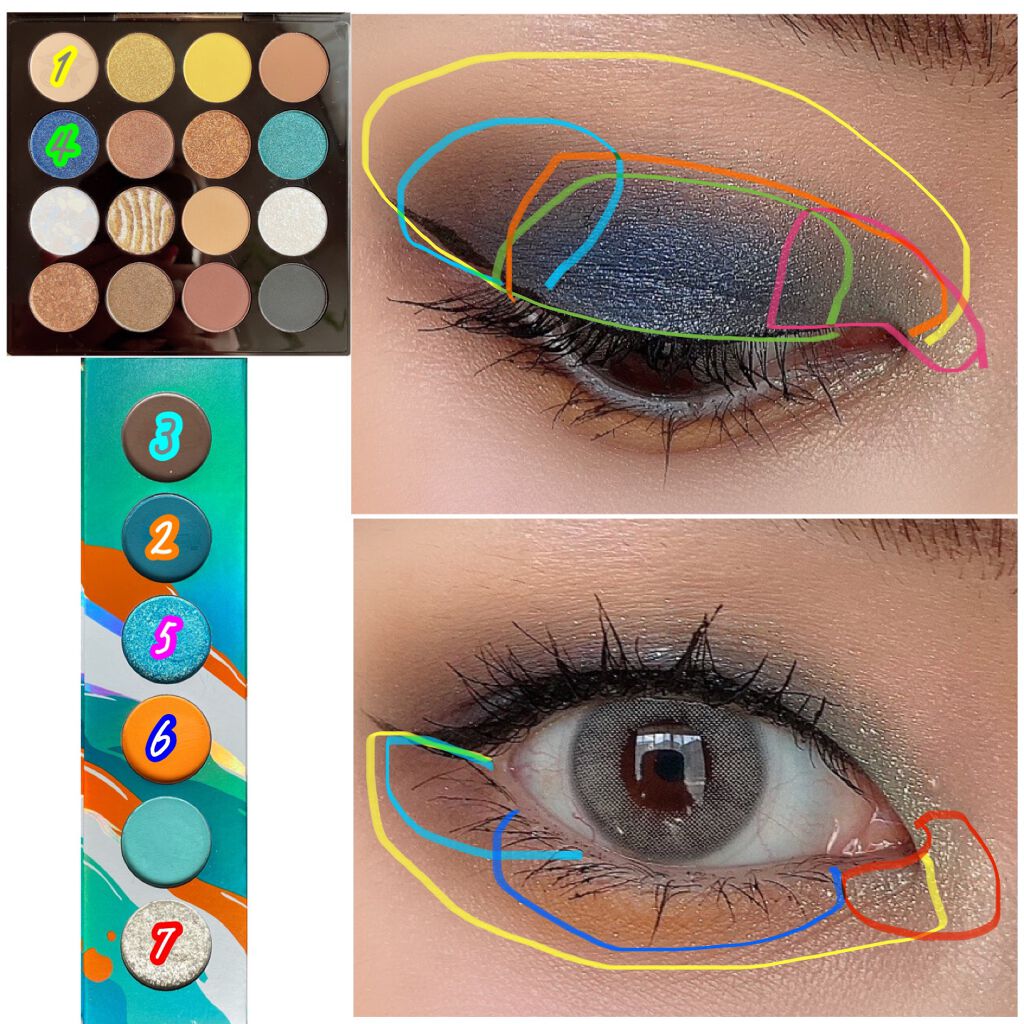 大英博物館 エジプトシリーズ アイシャドウパレット/ZEESEA/アイシャドウパレットを使ったクチコミ(4枚目)