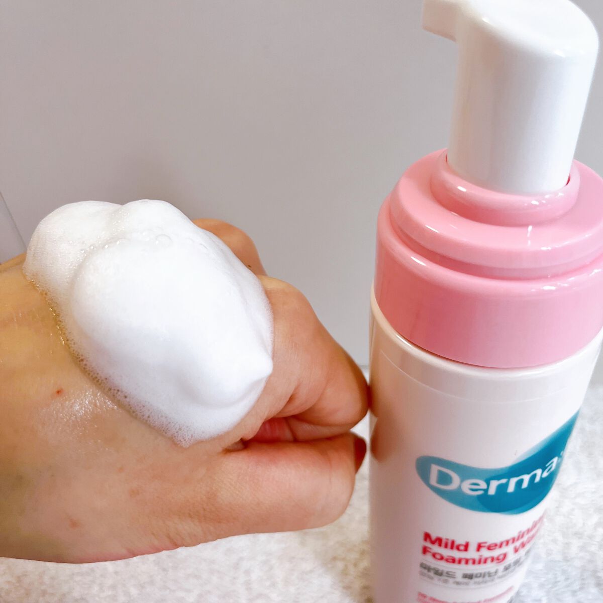 マイルドフェミニンフォーミングウォッシュ/Derma:B/デリケートゾーンケアを使ったクチコミ（2枚目）