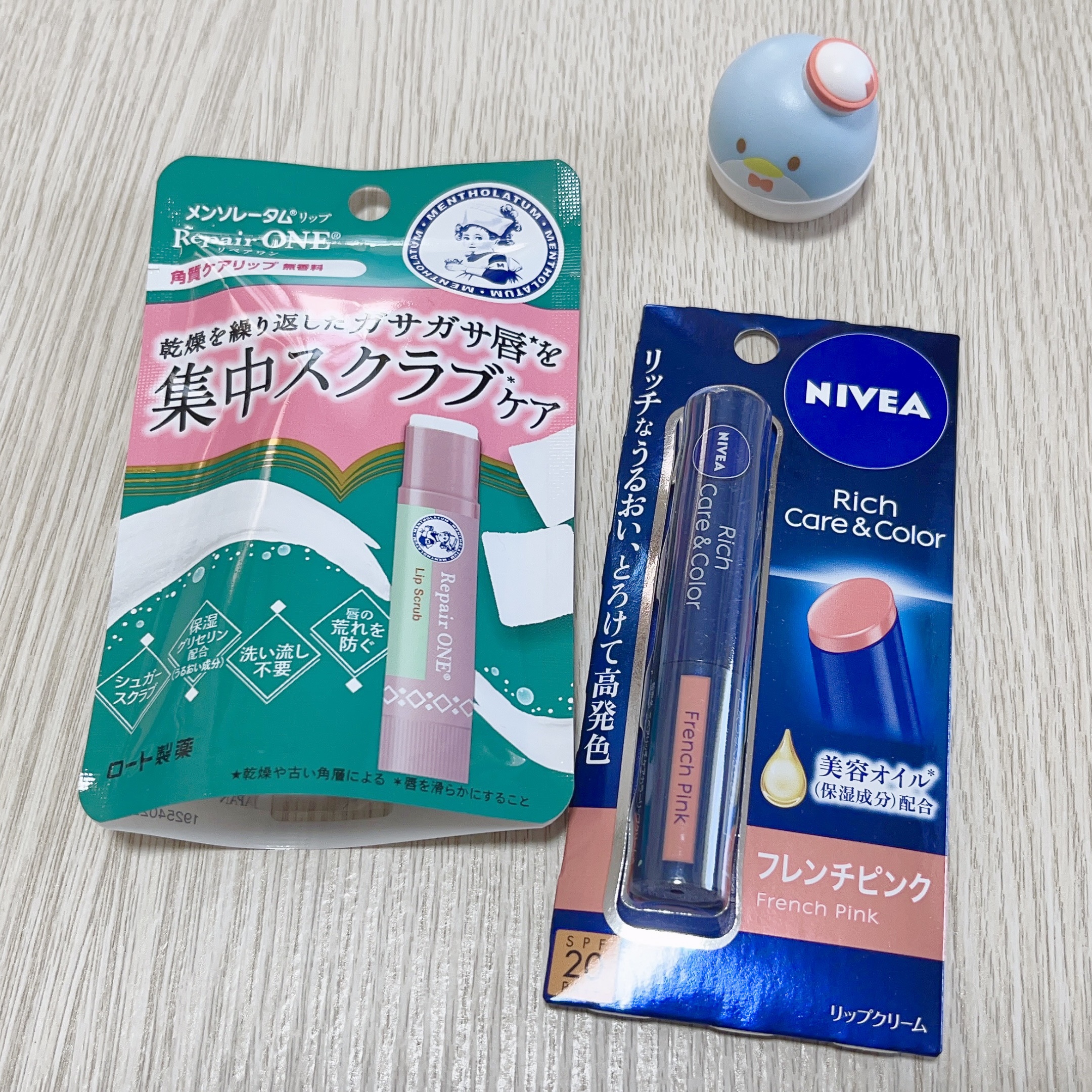 ニベア リッチケア＆カラーリップ/ニベア/リップクリームを使ったクチコミ（2枚目）