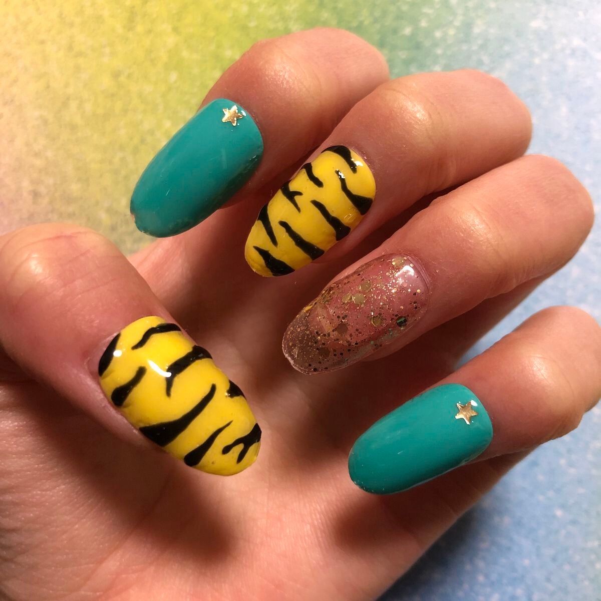 ジェルネイル(ライト対応)/セリア/ジェルネイルを使ったクチコミ(3枚目)