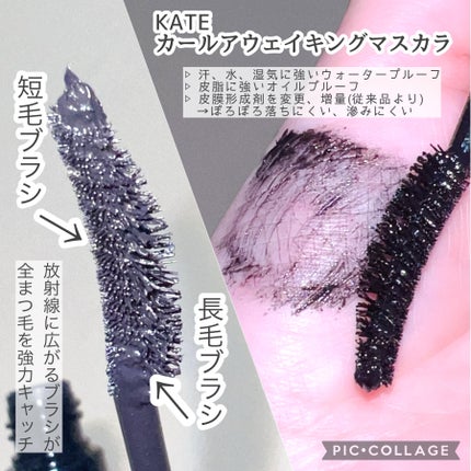 ケイト カールアウェイキングマスカラ/KATE/マスカラを使ったクチコミ(2枚目)