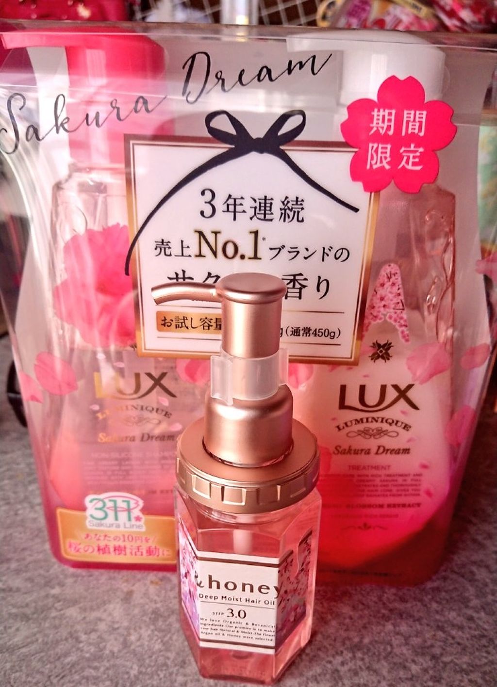 ルミニーク サクラドリーム/LUX/市販シャンプーを使ったクチコミ(1枚目)