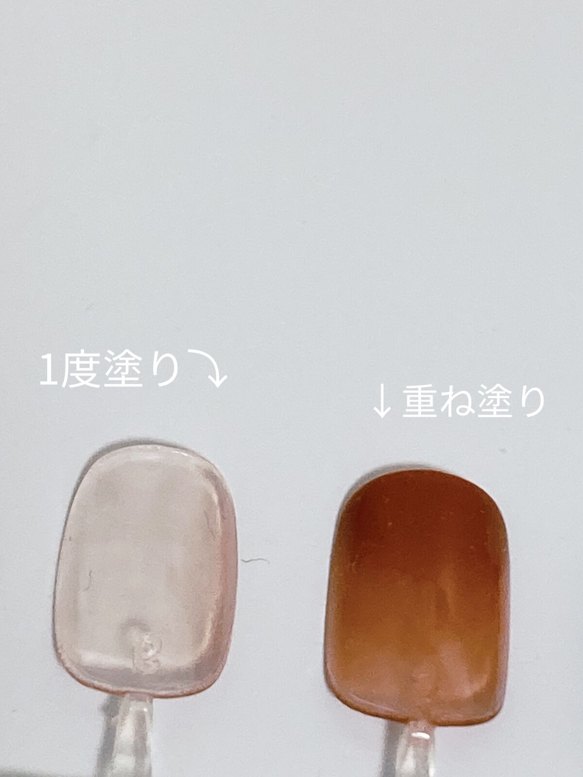 ムードペブルネイル/rom&nd/マニキュアを使ったクチコミ（2枚目）