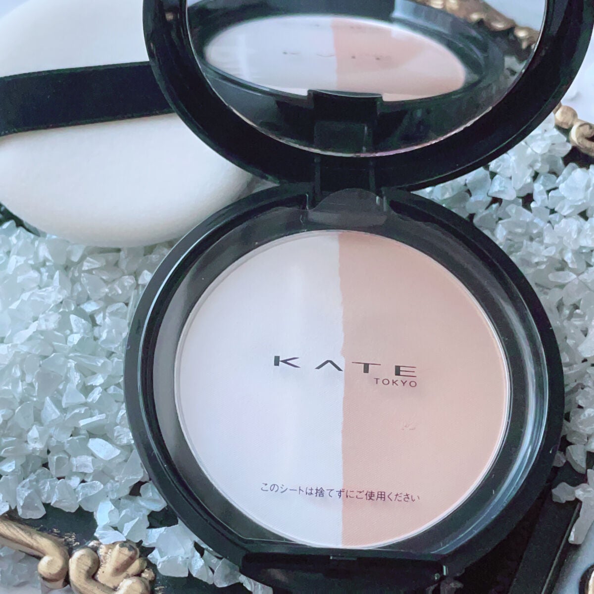 ムーンプレストブライトパウダー/KATE/プレストパウダーを使ったクチコミ(2枚目)