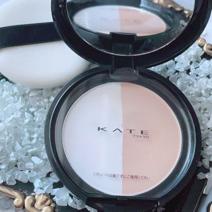 ムーンプレストブライトパウダー/KATE/プレストパウダーを使ったクチコミ(2枚目)