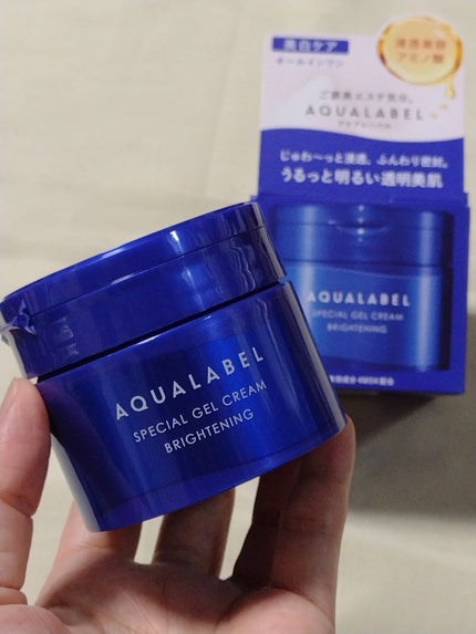 スペシャルジェルクリーム EX (ブライトニング) /アクアレーベル/オールインワン化粧品を使ったクチコミ(1枚目)