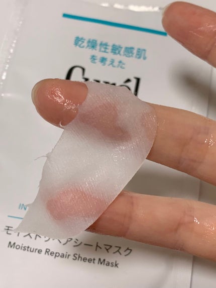 潤浸保湿 モイストリペアシートマスク/キュレル/シートマスク・パックを使ったクチコミ(5枚目)