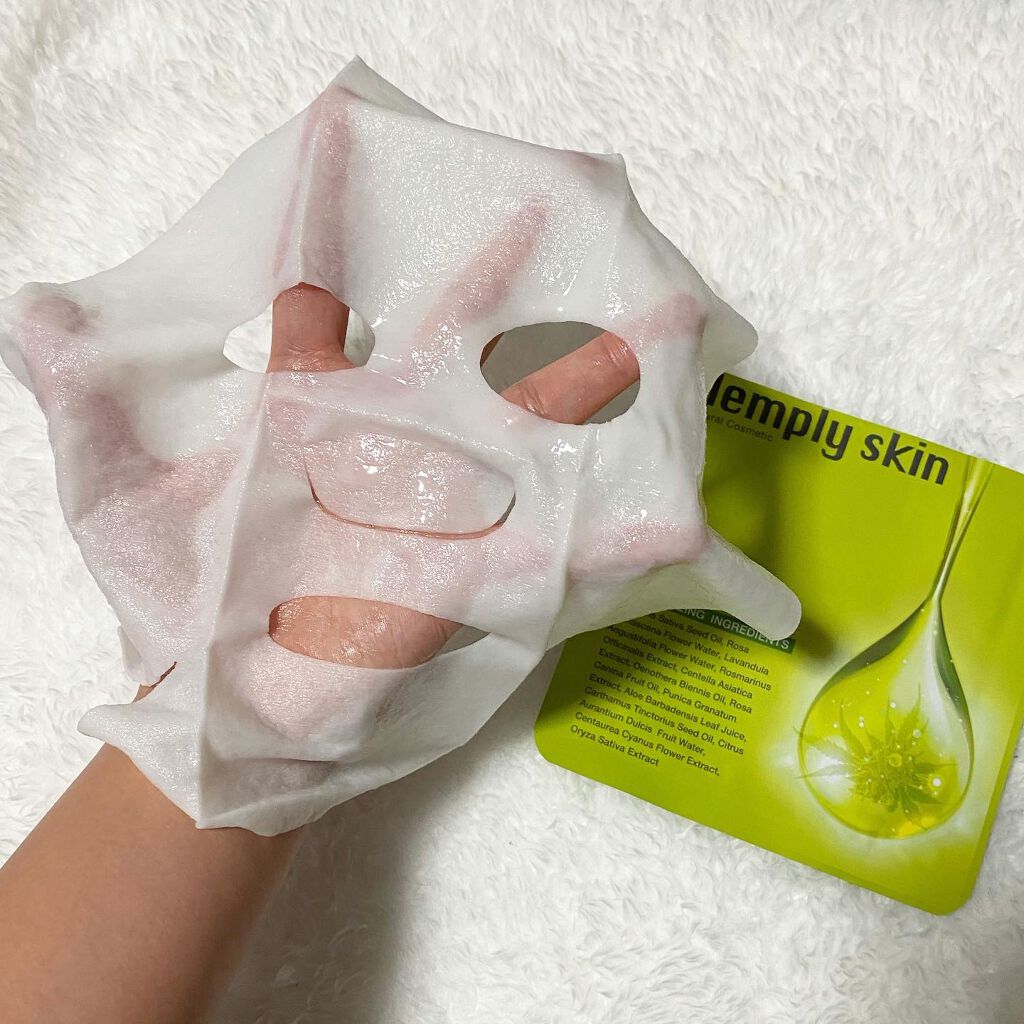 Hemplyskinフェイシャルパック/Hemplyskin/シートマスク・パックを使ったクチコミ（2枚目）