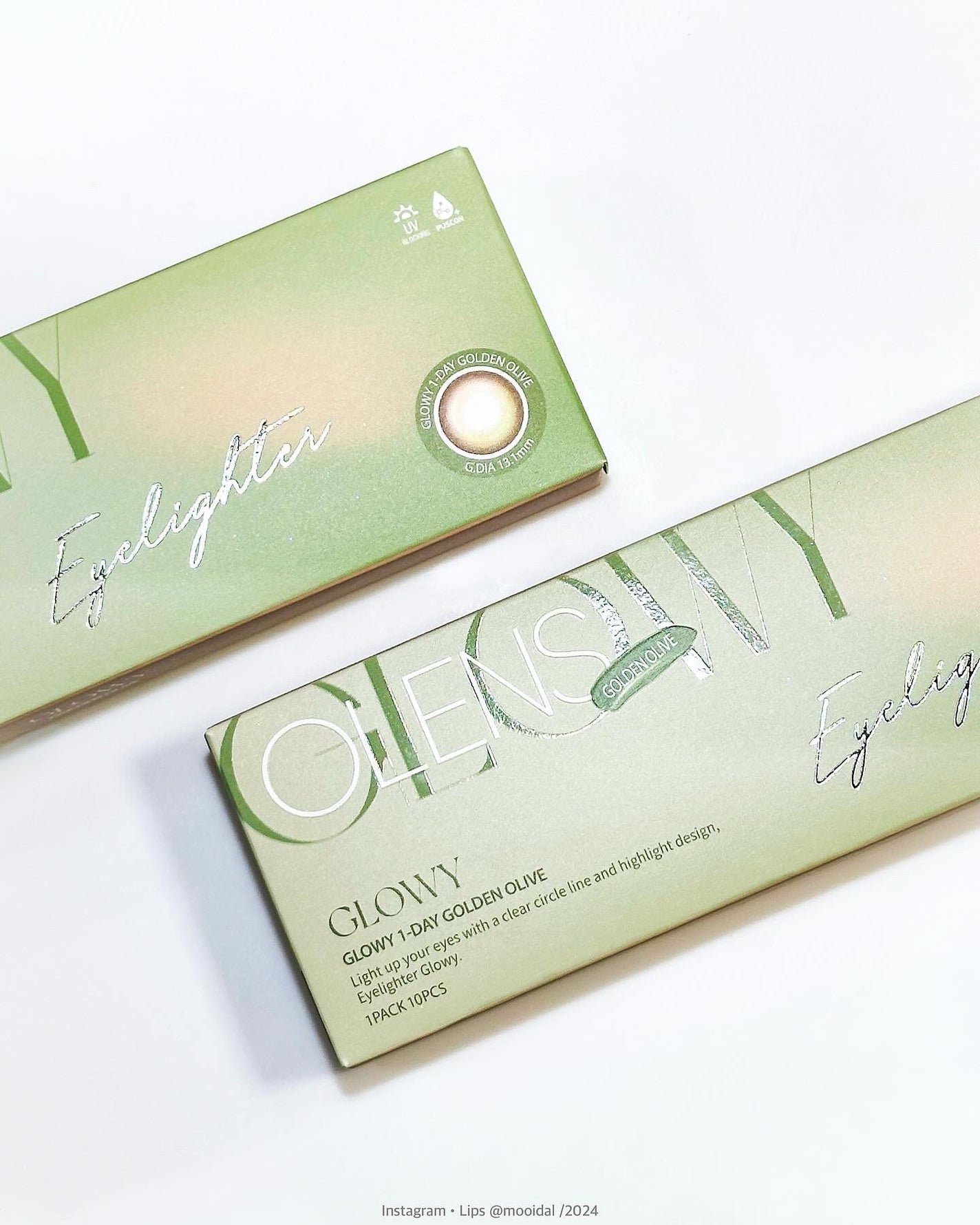 Glowy 1day/OLENS/ワンデー(1DAY)カラコンを使ったクチコミ(2枚目)