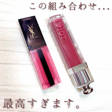 ルージュ ピュールクチュール ヴェルニ ウォーターステイン/YVES SAINT LAURENT BEAUTE/口紅を使ったクチコミ（1枚目）