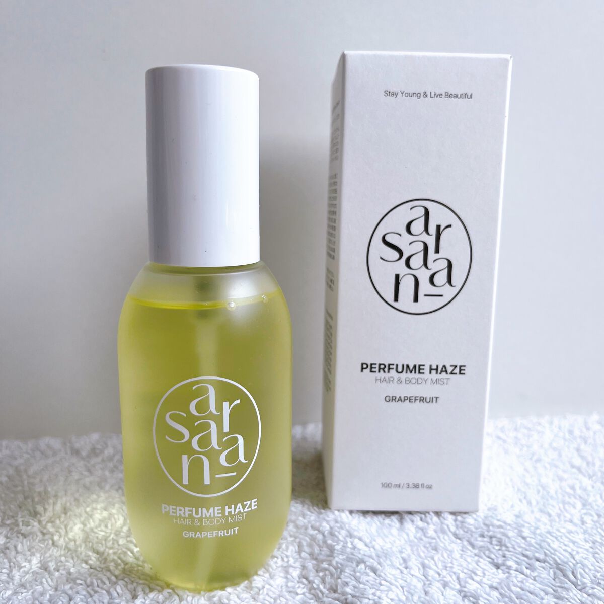 パフュームヘイズ ヘア&ボディミスト/SARANARA/ヘアミストを使ったクチコミ(1枚目)