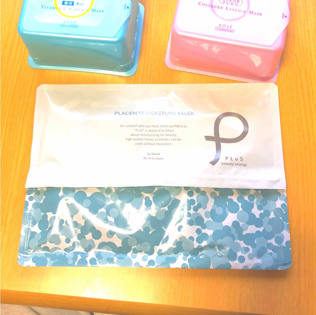 プラセンタモイスチュアマスク/PLuS/シートマスク・パックを使ったクチコミ(1枚目)