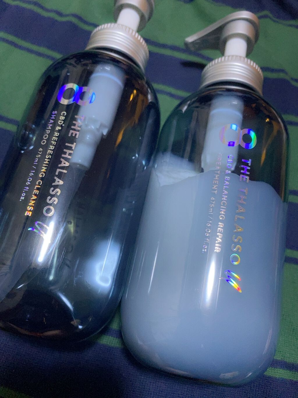 エイトザタラソ ユー CBD＆リフレッシング クレンズ 美容液シャンプー／CBD＆バランシング ダメージリペア 美容液ヘアトリートメント/エイトザタラソ/市販シャンプーを使ったクチコミ（1枚目）