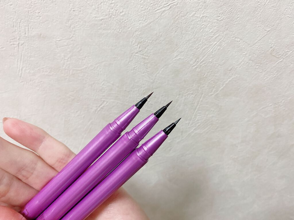 「密着アイライナー」ショート筆リキッド/デジャヴュ/リキッドアイライナーを使ったクチコミ（3枚目）