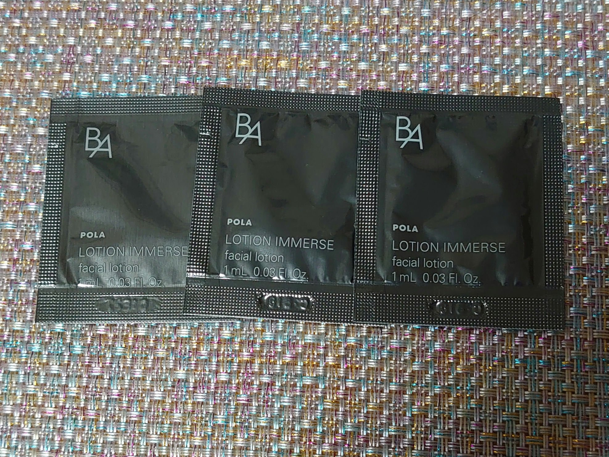 B.A B.A ローション イマースのクチコミ「■B.A ローション イマース


購入品についてきたサンプルを使用。
「B.A ローション」.....」（1枚目）