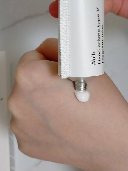 ハンドクリーム タイプ Vフレグランスチューブ/Abib /ハンドクリームを使ったクチコミ(3枚目)