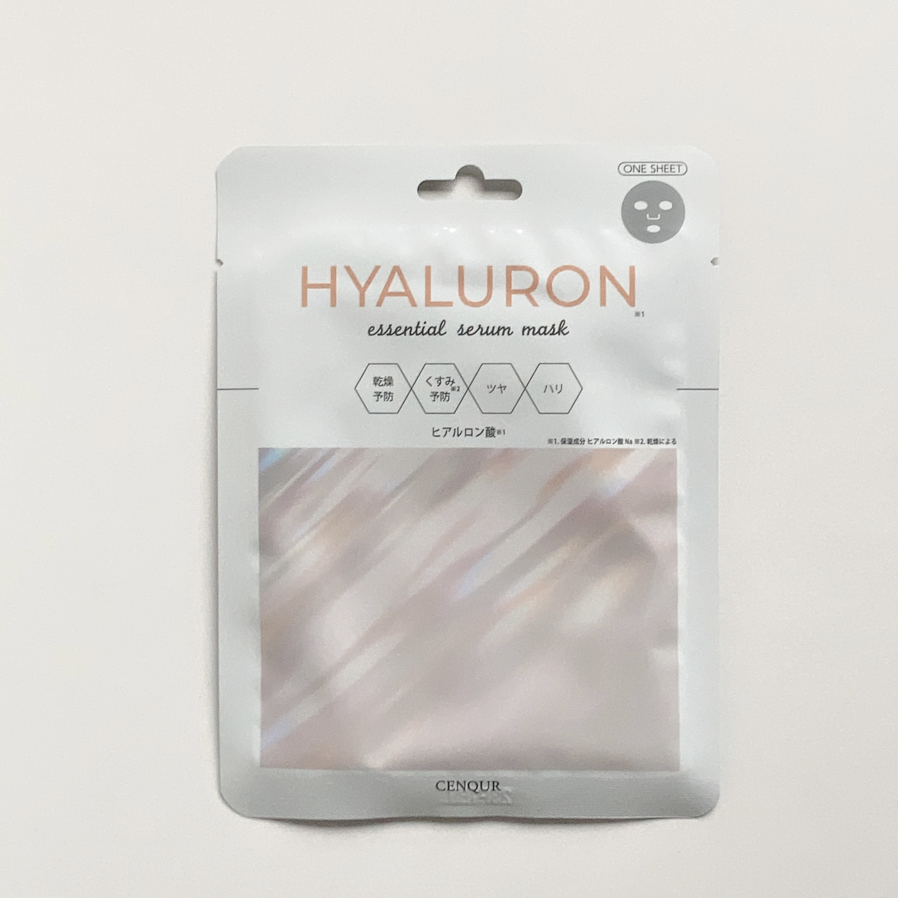 CENQUR エッセンシャルセラムマスク ヒアルロン酸 のクチコミ「🏷｜CENQUR
エッセンシャルセラムマスク ヒアルロン酸
内容量：1枚 ( 23mL )

.....」（1枚目）